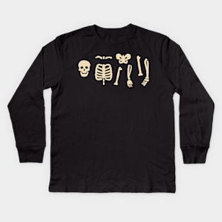 human skeleton Kids Long Sleeve T-Shirt